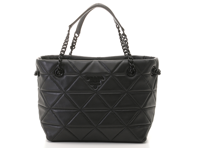 PRADA プラダ スペクトラム トートバッグ ブラック レザー
