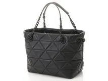 PRADA　プラダ　スペクトラム　トートバッグ　ブラック　レザー　1BG298　2120700016229【434】