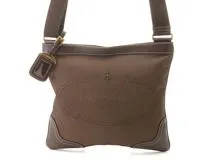 PRADA プラダ ロゴジャカード ショルダーバッグ ブラウン