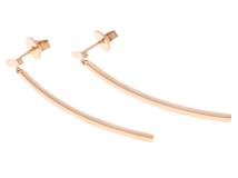 TIFFANY＆CO　ティファニー 　Tバーピアス　ピンクゴールド　3.9g　2120700017059【432】