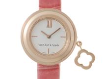 Van Cleef & Arpels ヴァンクリーフ&アーペル　チャームウォッチ　クォーツ　レディース　VCARO4HS00　ホワイトギョーシェ【431】2120700017431