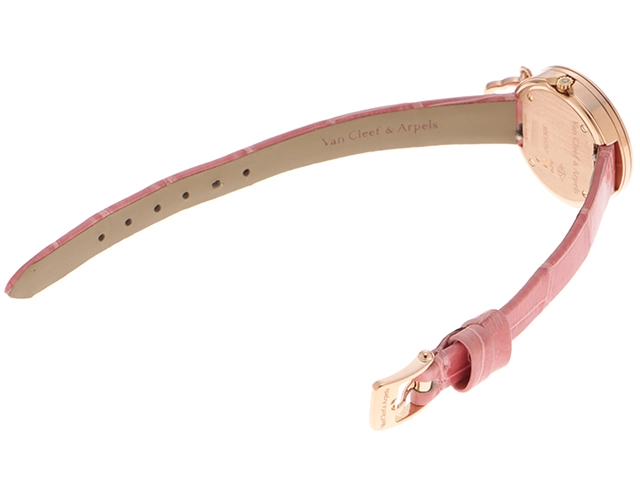 Van Cleef & Arpels ヴァンクリーフ&アーペル　チャームウォッチ　クォーツ　レディース　VCARO4HS00　ホワイトギョーシェ【431】2120700017431