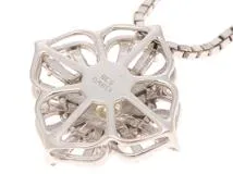JEWELRY ノンブランドジュエリー ネックレス K18ホワイトゴールド ダイヤモンド計0.38ct 【472】SJ