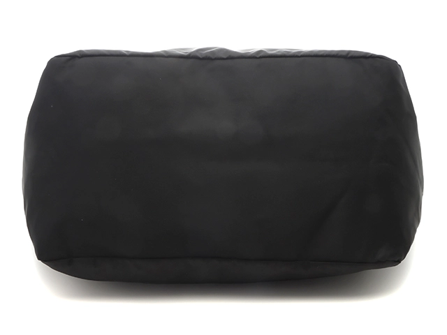 PRADA　プラダ　2WAYラージトートバッグ　ブラック　ナイロン/レザー【433】2120700021179