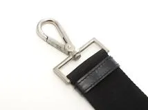 PRADA　プラダ　2WAYラージトートバッグ　ブラック　ナイロン/レザー【433】2120700021179