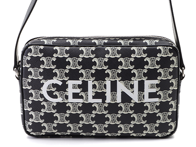 CEINE セリーヌ トリオンフ ミディアム メッセンジャーバッグ ブラック