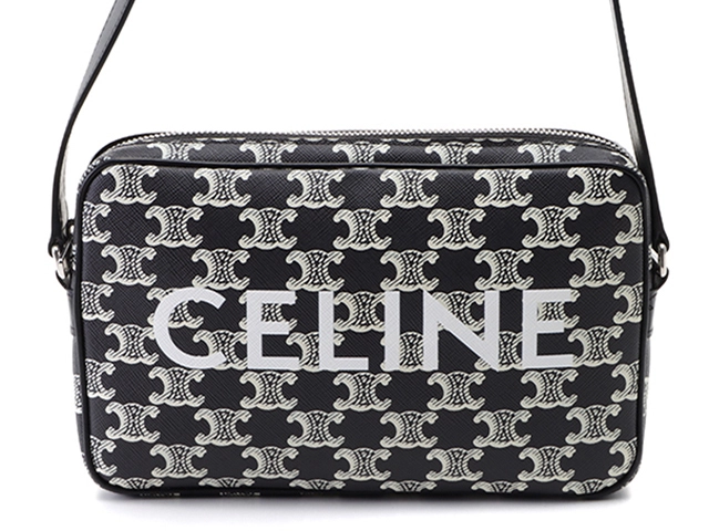 CEINE セリーヌ トリオンフ ミディアム メッセンジャーバッグ ブラック