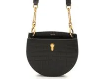 BALLY バリー ショルダーバック CECYLE ブラック 型押しカーフ 6225207