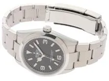 ROLEX　ロレックス　2022年7月ギャランティー　ランダム番　エクスプローラーI　124270　ステンレス　SS　ブラック　メンズ　自動巻き【432】2120800003518