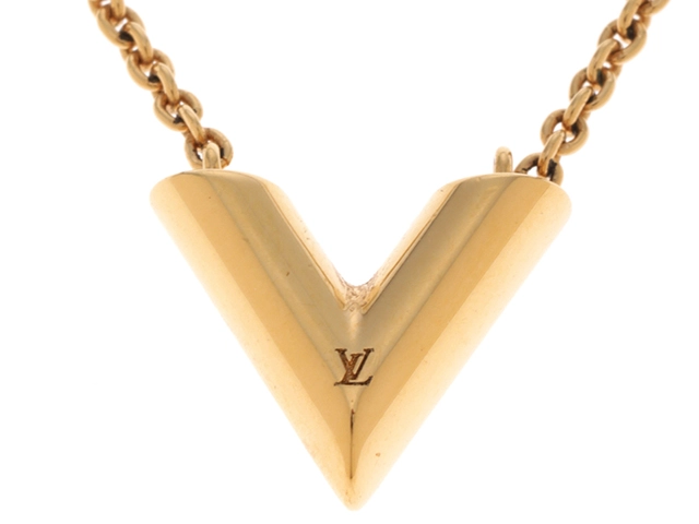 Louis Vuitton ルイヴィトン ネックレス・エセンシャルＶ GPゴールド ...