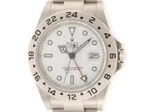 F番　ROLEX　ロレックス　エクスプローラーⅡ　16570　自動巻き　ステンレス　メンズ　ホワイト【430】 2120800005819