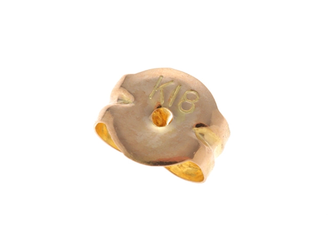 JEWELRY　ノンブランドジュエリー　貴金属・宝石　ピアス　K18イエローゴールド　サファイア　2.4g　2120800006052　【205】