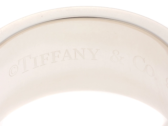 TIFFANY&CO ティファニー ジュエリー 指輪 1837 リング ミッドナイト 925 シルバー ブラック チタン 11.5号 7.4g【473】