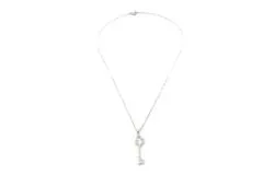 TIFFANY&Co. ティファニー ハートキー 1P ダイヤ ネックレス