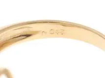JEWELRY　ジュエリー　 　リング　K18 ゴールド　#11  　ブルートパーズ4.19　ダイヤモンド0.17   　5.6g  　【472】HG