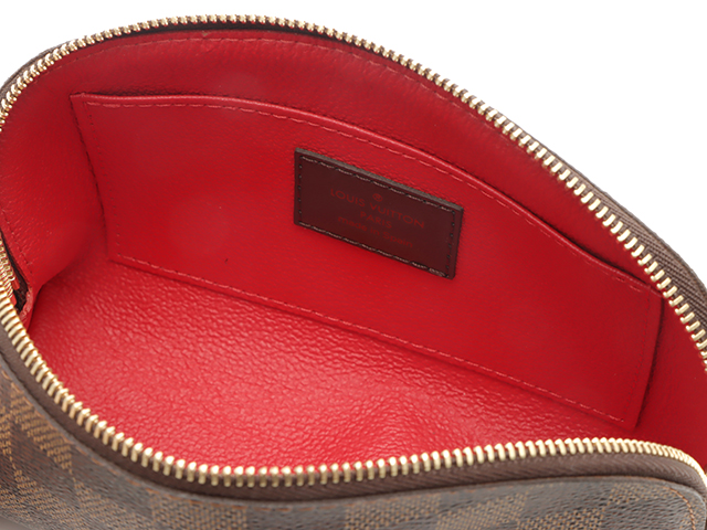 ルイヴィトン　ダミエ　コスメポーチ　化粧ポーチ　N47516 ブラウン LOUIS VUITTON ルイ・ヴィトン ポシェット・コスメティック