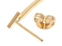 ティファニー Tバー ピアス K18 イエローゴールド TIFFANY&Co. TIFFANY＆CO ティファニー Tバーピアス イエローゴールド 3.9g