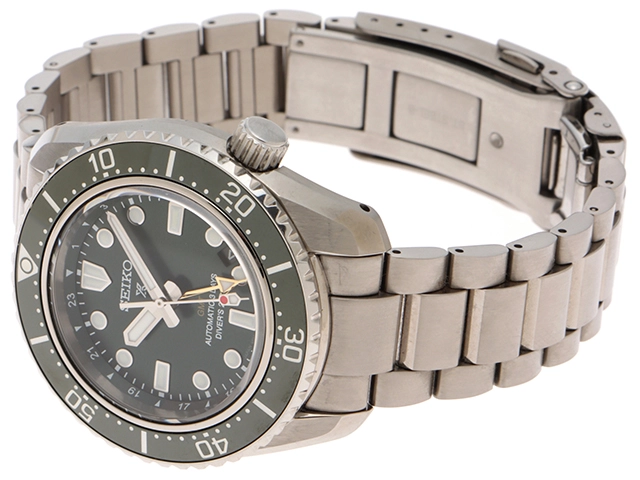 SEIKO　セイコー　プロスペックス　ダイバーズ1968　ヘリテージＧＭＴ　SBEJ009/6R54-00D0　自動巻き　グリーン文字盤【430】2120800010165