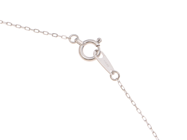 JEWELRY　ジュエリー　ネックレス　K18WG/PG ゴールド　ダイヤモンド0.23　1.4g　2120800010219　【471】L