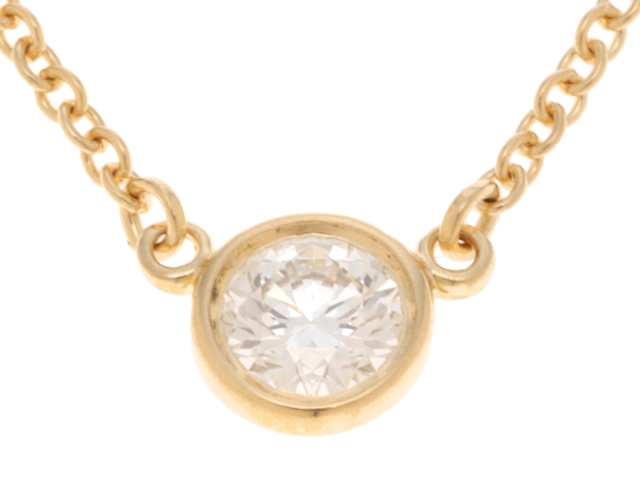 TIFFANY＆CO ティファニー バイザヤード ネックレス K18 ゴールド