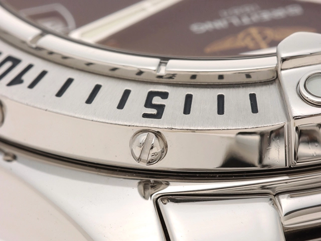 BREITLING ブライトリング 腕時計 コルトオーシャン A57350 ステンレス ブラック文字盤 クォーツ【472】TS