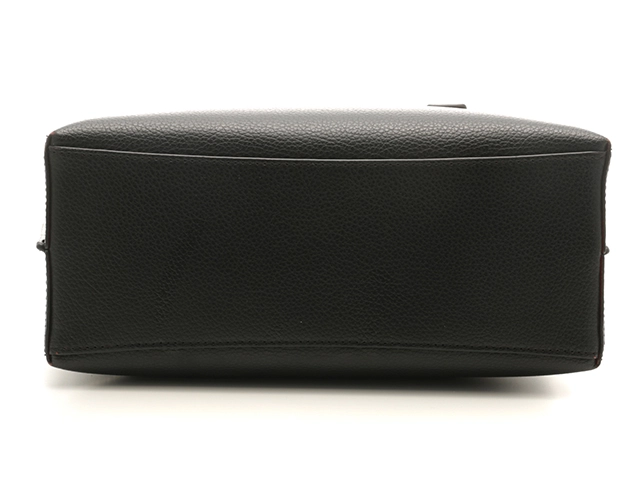 COACH アウトレット コーチ レザー モリー トート 25 ハンドバッグ ショルダーバッグ 2way ブラック×トゥルーレッド【208】2121000001762