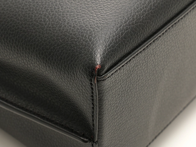 COACH アウトレット コーチ レザー モリー トート 25 ハンドバッグ ショルダーバッグ 2way ブラック×トゥルーレッド【208】2121000001762