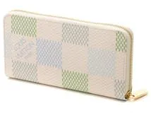 LOUIS VUITTON　ルイ・ヴィトン　ジッピー・ウォレット　 ダミエリシャス　ピスタチオグリーン　N40748　【472】H