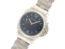 PANERAI 　2021年ギャランティー　オフィチーネ　パネライ　ルミノールドゥエ　PAM01123　ステンレス　ブルー　自動巻き　30m防水　【432】　2121000004343