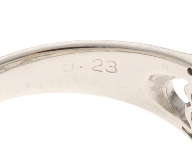JEWELRY　ジュエリー　リング　PT900プラチナ　ダイヤモンド　1.222/0.23 　5.6g　#12　【472】HA