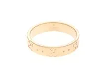 GUCCI　グッチ　アイコンリング　K18イエローゴールド　約12.5号【430】2121000010931