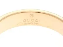 GUCCI　グッチ　アイコンリング　K18イエローゴールド　約12.5号【430】2121000010931