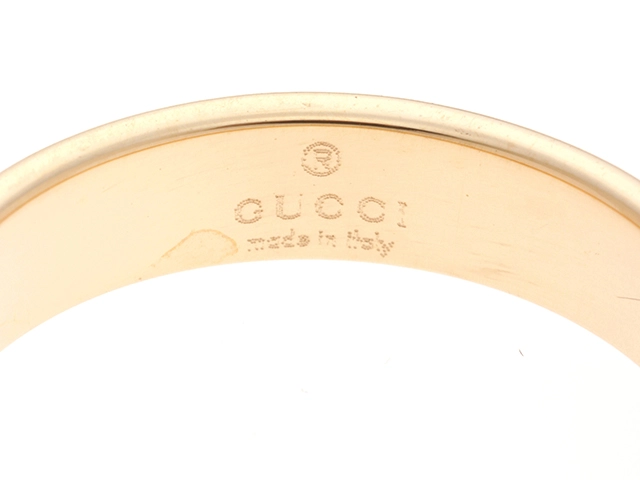GUCCI　グッチ　アイコンリング　K18イエローゴールド　約12.5号【430】2121000010931