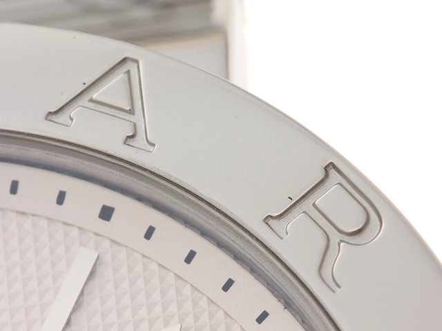 BVLGARI ブルガリ ブルガリブルガリ BB42SS SS ステンレススチール ホワイト文字盤 オートマチック 【460】2121000011563