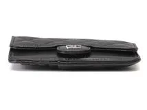 CHANEL　シャネル　マトラッセ フラップフラグメントケース　ブラック/SV　キャビア　AP2570【430】2121000015189