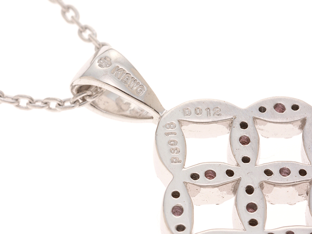 JEWELRY ジュエリー ネックレス K18ホワイトゴールド ピンク