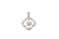 JEWELRY ノンブランドジュエリー ペンダントトップ K18WG ホワイトゴールド ダイヤモンド 1.00ct 【460】2121000017053