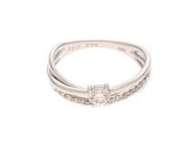 JEWELRY　ジュエリー　リング　プラチナ900　プラチナ　日本サイズ約15号　ダイヤモンド0.311カラット　4.7g　2121000017121【472】