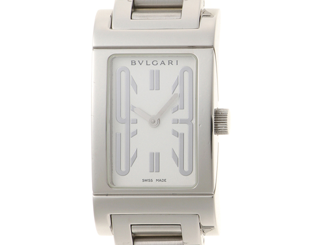 ブルガリ レッダンゴロ RT39S クォーツ レディース腕時計 稼働品 BVLGARI/ブルガリ】 レッタンゴロ RT39S 腕時計 ステンレス