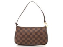 Louis Vuitton　ルイヴィトン　ハンドバッグ　ナヴォナ　ダミエ　ブラウン　N51983　製造2002年頃　【472】HG