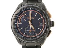 SEIKO　セイコー　ブライツ スポーティライン デュアルタイム　SAGA263メンズ　ブラック文字盤　 ソーラー電波時計 【431】2121000020374