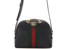 GUCCI　グッチ　オフィディアスモール・ショルダーバック　ブラックレザー　499621　2121000020435　【205】