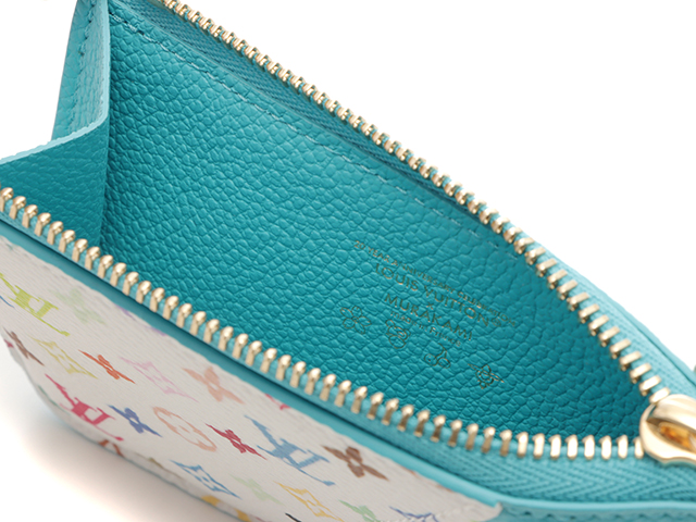 ルイヴィトン 村上隆 ヴィトン ポルトモネ マルチカラー ブロン ケース