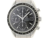 OMEGA　オメガ　スピードマスター・デイト　3210.50　SS　ブラック　メンズ　自動巻き2121000021517【432】