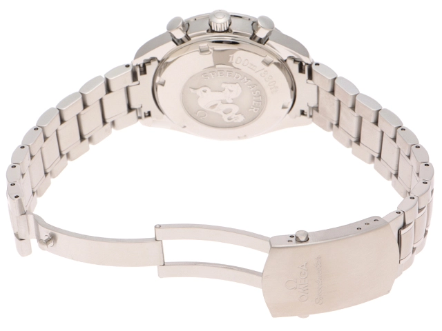 OMEGA　オメガ　スピードマスター・デイト　3210.50　SS　ブラック　メンズ　自動巻き2121000021517【432】