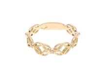 JEWELRY　ジュエリー　リング　K18 ゴールド　#11　ダイヤモンド0.02　1.9g　2121000022705　【471】L