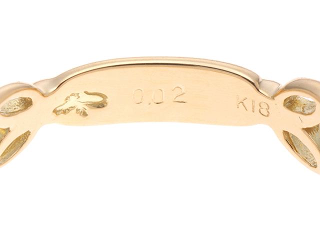K18ゴールド ダイヤモンドリング K18イエローゴールド ダイヤモンド リング | 高品質 金・プラチナ