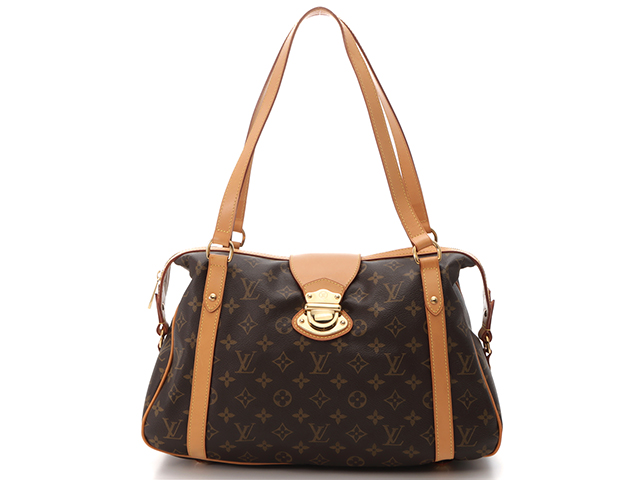 定番入荷 LOUIS VUITTON◇ストレーザPM_モノグラム_BRW/PVC/BRW/M51186