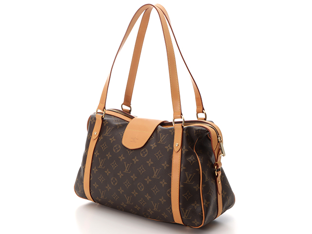 本物 ルイヴィトン LOUIS VUITTON LV ストレーザ PM モノグラム ショルダーバッグ トートバッグ ブラウン M51186 Stresa ビトン バッグ