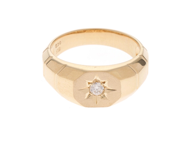 JEWELRY ノンブランドジュエリー リング 指輪 K18 ダイヤモンド0.10ct